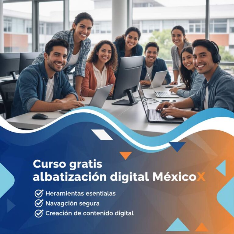 Lee más sobre el artículo Curso gratis alfabetización digital MéxicoX