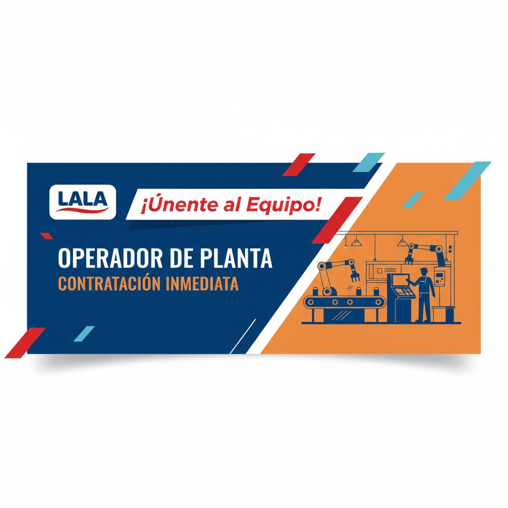 Lee más sobre el artículo Operador de planta Lala contratación inmediata