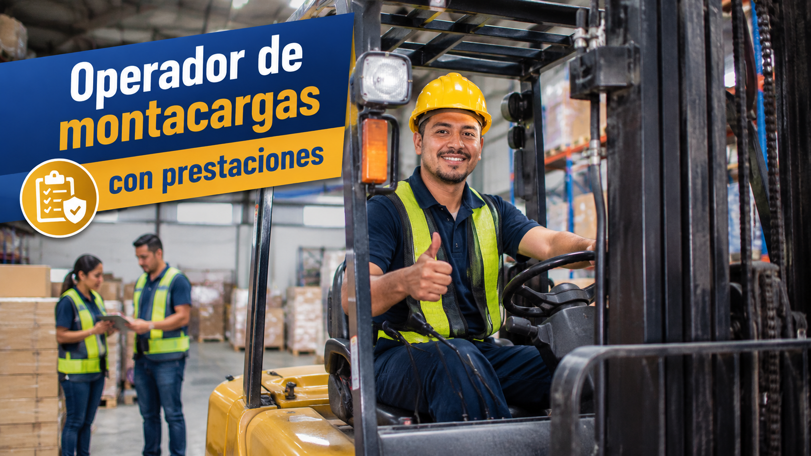 Lee más sobre el artículo Operador de montacargas con prestaciones